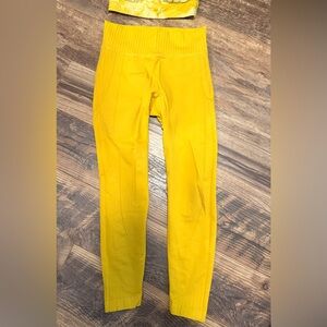 Yellow Kids Leggings